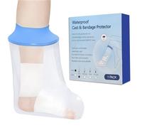 Bodiiwuliu Reutilizable Protector de Escayola Impermeable Pies,Impermeable para Proteger el Pies Durante la Ducha y el Baño, Cómodo y Ligero,Apto para la Mayoría