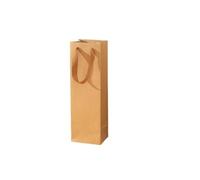 BODOBTF 10 bolsas de embalaje de vino tinto aisladas para regalo, bolsa de embalaje de mano individual y doble, bolsas de papel para vino tinto (A,10 unidades_11 x 9 x 35 cm), 10PCS_11X9X35CM