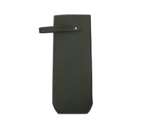 BODOBTF Bolsa de embalaje de vino de piel sintética falsa, elegante botella de vino, bolsa protectora con asa para suministros de fiesta, Verde-5 unidades, As pic