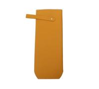 BODOBTF Bolsa de embalaje de vino de piel sintética falsa, elegante botella de vino, bolsa protectora con asa para suministros de fiesta, Marrón, 3 unidades, As pic