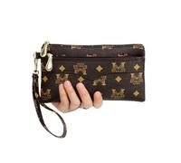 BODOBTF Carteras largas para mujer, con doble cremallera, cartera grande de moda, cartera para teléfono, portfel Damski, tarjetero, carteras para mujer, Mcf, Talla única