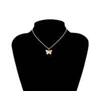 BODOBTF Collar con colgante de estrella de color dorado para mujer, gargantilla de moda para mujer, joyería simple para mujer, regalo de joyería de estrella de pentágono, talla única, Ágata