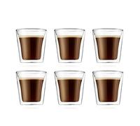 Bodum - 10108-10-12 Canteen - Set de 6 Vasos térmicos - 0,1 l - borosilicato