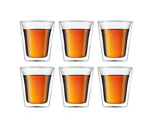 Bodum - 10109-10-12 - Bodum Canteen - Set de 6 vasos térmicos - 0,2 l - borosilicato