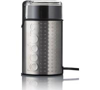 Bodum Bistro Molinillo de café eléctrico, 150 W, Acero Inoxidable plástico Caucho, Cromo Mate