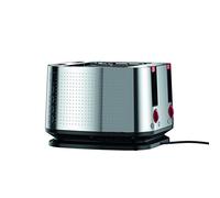 Bodum -11840 - 16euro-4 - Bistro - Tostadora eléctrica, 4 ranuras, 1600 W, en acero inoxidable
