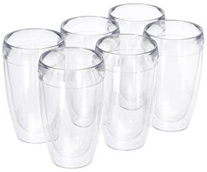 Bodum 11850-10SA PAVINA Outdoor - Juego de 6 vasos de doble pared (plástico resistente, 0,45 camas)