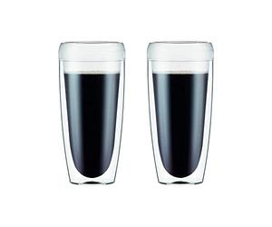 Bodum 11894-10SA PAVINA Outdoor - Juego de 2 vasos de doble pared (plástico resistente, 0,6 camas)