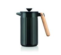 Bodum 11910-259 Douro - Cafetera de pistón de porcelana, 8 tazas - 1.0 L, Negro