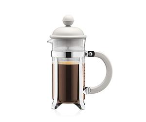 Bodum 1913-913 - Cafetera, 3 tazas, 0,35 l, color blanco crema