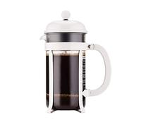 Bodum Chambord Prensa Francesa, Vidrio Plástico Acero Inoxidable, Blanco, 1.0 litros