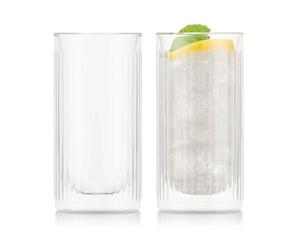 Bodum 2 Copas para gin térmicos doble pared Douro Bar 30 cl Transparente