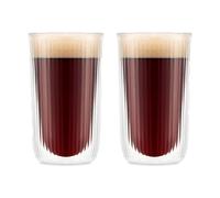 Bodum 2 Vasos de cerveza térmicos doble pared Douro 45 cl Transparente