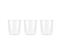 Bodum 2 Vasos térmicos doble pared Douro 6 cl Transparente-bambú