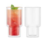 Bodum 2 Vasos térmicos doble pared Navalia 25 cl Transparente