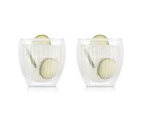 Bodum 2 Vasos térmicos doble pared Pavina 20 cl Transparente