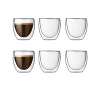 Bodum 6 Vasos térmicos doble pared Pavina 8 cl