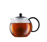 Bodum Tetera de émbolo, Plastico, Cristal, Negro, Centimeters