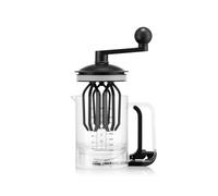 Bodum Bistro - Mezclador y dispensador de masa para panqueques, medición integrada, fácil de verter, duradero, plástico sin BPA, apto para lavavajillas, color negro