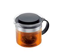 Bodum Bistro Nouveau 1.5 L Tetera de émbolo, 1.5 litros (51 onza), Vidrio, Negro