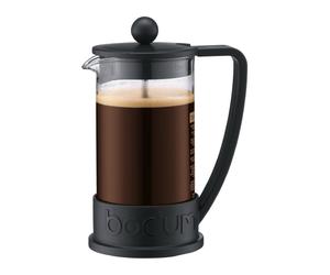 Bodum brazil french press coffee maker cafetera émbolo, negro, 3 taza