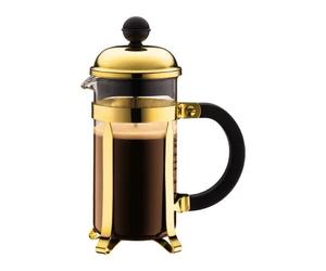 Bodum Cafetera de émbolo Chambord dorada 3 tazas