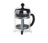 Bodum Chambord - Cafetera, color transparente, acero inoxidable, 166 x 190 x 105 mm, 0.5l, 17oz