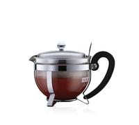 Bodum chambord tetera 0,5 l negro, acero inoxidable, transparente