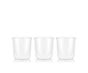 Bodum Douro 12129-10 doble pared Ochoco Glass, 2,0 fl oz (60 ml), Set of 3, Clear, Genuine Product
