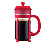 Bodum Java Cafetera de émbolo 8 Tazas, Rojo, 8 Taza