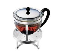 Bodum - K11143-16 - Chambord Set - Tetera con filtro de plástico - 1.3 l - con calentador