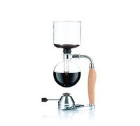 Bodum K11863-109 Mocca - Cafetera al vacío (4 Tazas, 0,5 l, Quemador de Gas, Acero Inoxidable)