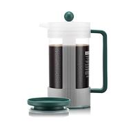 Bodum K12084-450S-143-Y21 BEAN Prensa de café sostenible 1.0l, 34oz, con tapa Yohki