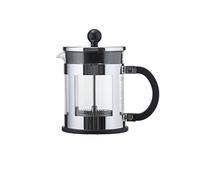 Bodum Kenya - Cafetera de pistón, 4 tazas, 0,5 l, acero inoxidable