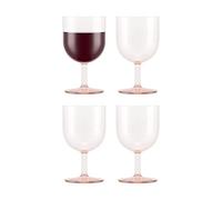 Bodum OKTETT 4 - Copas de vino tinto de plástico, reutilizables, 0,25 l