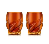 Bodum PAVINA Paris - Juego de 2 vasos de doble pared, color rojo transparente, vasos de 270 ml, aptos para lavavajillas, vidrio de borosilicato soplado por la boca