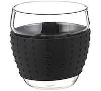 Bodum Set de Vasos de Porcelana, Silicona, Negro, Centimeters, 2