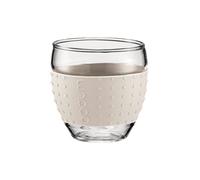 Bodum Pavina - Set de 2 Vasos térmicos, 0,1 l, borosilicato, Color Blanco Crema