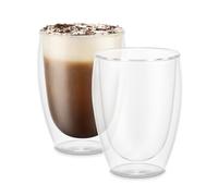 Bodum Pavina - Set de 2 Vasos térmicos, 0,35 l, borosilicato, Transparentes