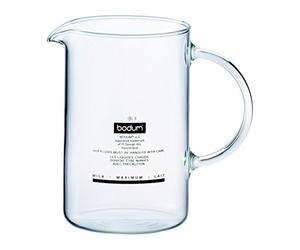 Bodum SPARE BEAKER Cristal de repuesto para batidor de leche 1966 Transparente