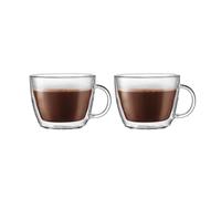 Bodum Taza café con leche con asa Bistro doble pared 45 cl set de 2