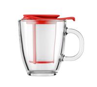 K11239-04 YO-YO SET - Taza de cristal templado (0,35 l, filtro de plástico)