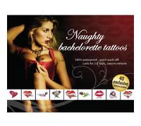Body Art adultos traviesa Conjunto del tatuaje de Bachelorette