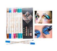 Body Art Markers - Skin Painting Kit, 12 Colors with Brightness, Removable Face Paint with Detail, Beauty Accessory, Art Supply, Party Cosplay Sports Events Dance Costume Photoshoots for Kids Adults