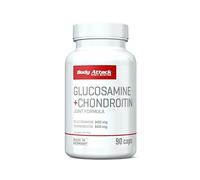 Body Attack GLUCOSAMINE + CONDROITINA - 90 Caps - Cápsulas articulares altas dosis para apoyar el hogar de condroitina - Soporte para sustancias propias del cuerpo en articulaciones y cartílagos - Sin