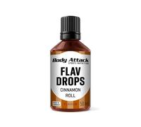 Body Attack Nutrition - Gotas De Sabor (50 Ml) - Aromas y edulcorantes - Sabores sin calorías - Canela