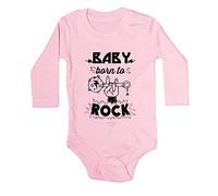Body bebé "Baby born to rock"