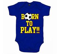 Body bebé Born to Play nacido para jugar - Azul, Talla única 12 meses