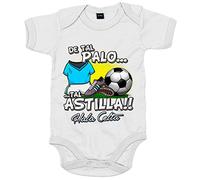Body bebé de tal palo tal astilla de Celta para aficionado al fútbol - Blanco, Talla única 12 meses
