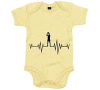 Body bebé el baloncesto me da vida I Love This Game - Amarillo, Talla única 12 meses